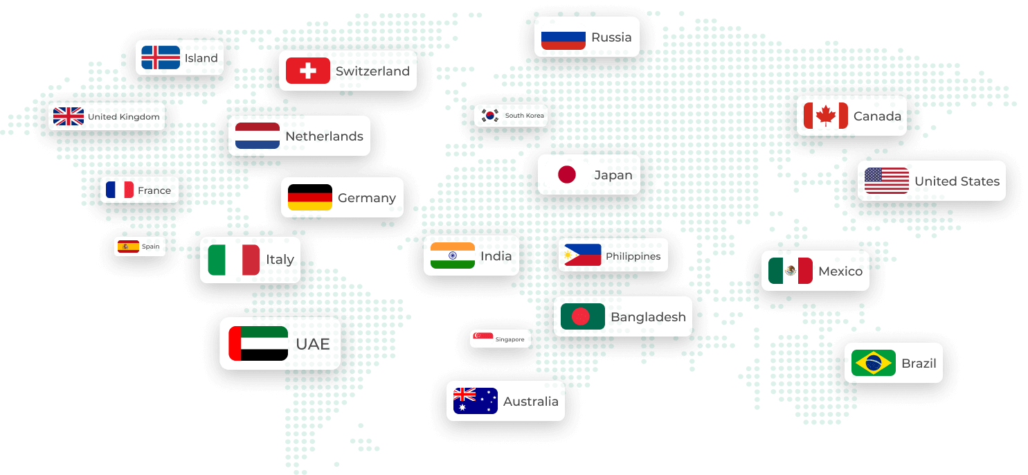 Extreme VPN Location Map
